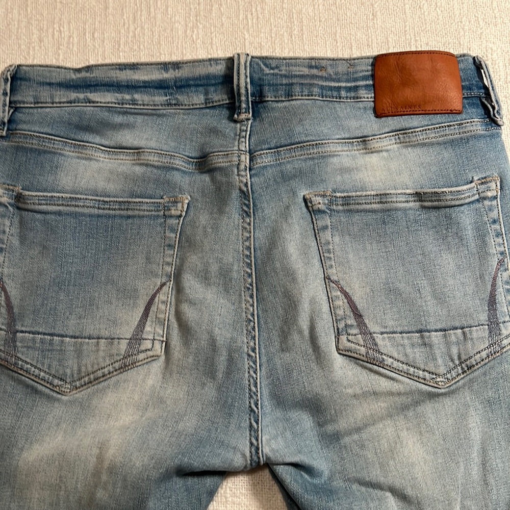 All saints cigarette skinny jeans from the UK